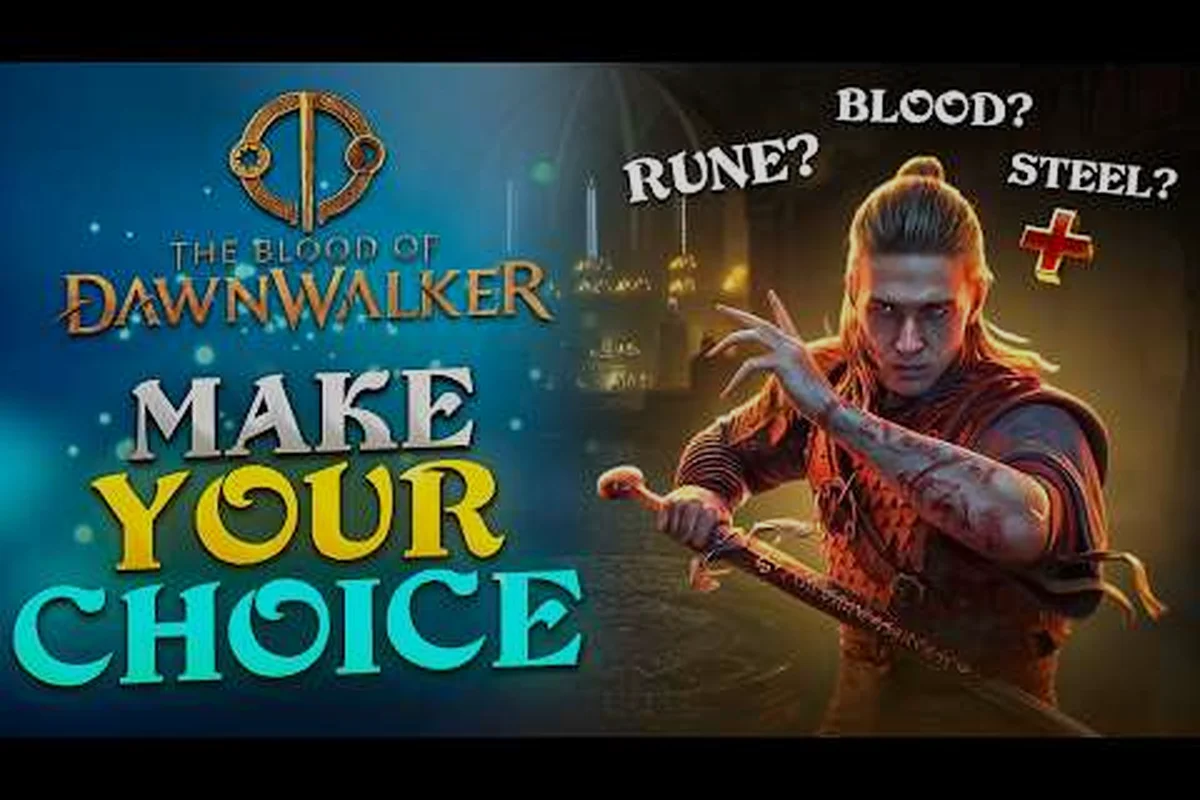 The Blood of Dawnwalker Best Beginner Build: Sword and Hex